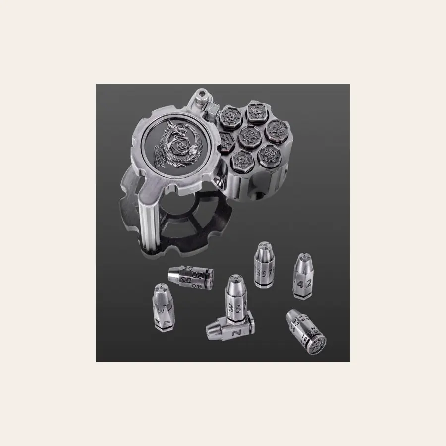 Wholesale Revolver Set Dice (customisable) SKU ZDJ-1 exotic dice catalog