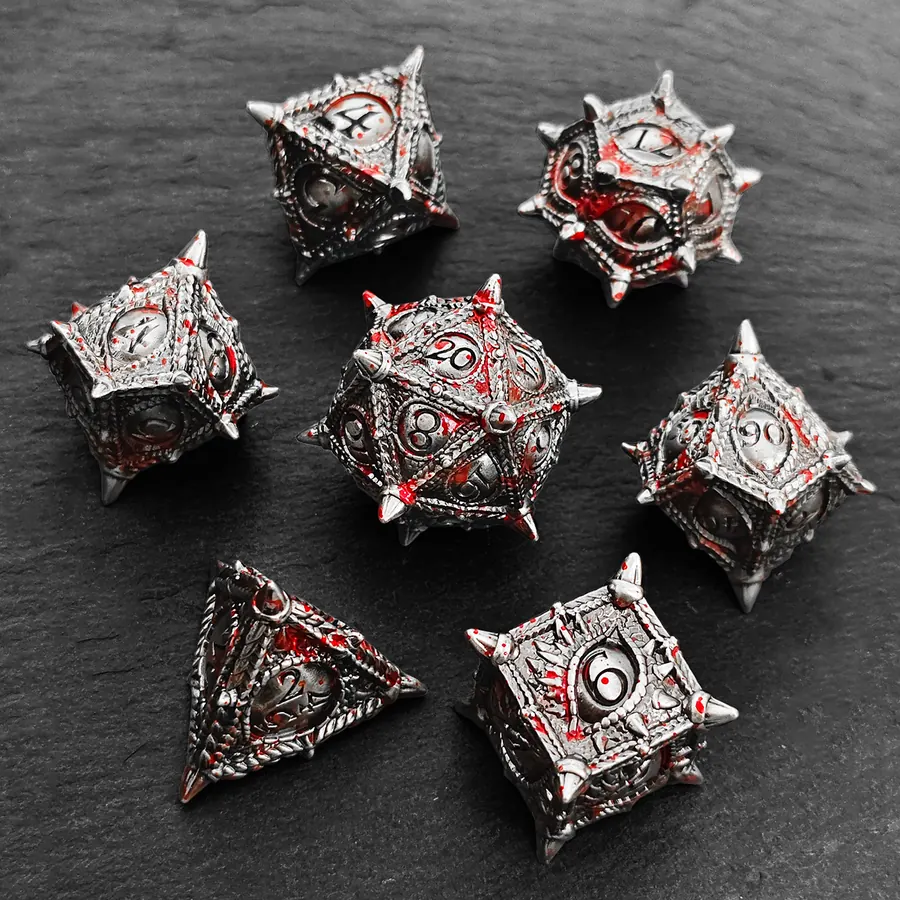 Wholesale Dragon Eye Dice SKU CYJ-1 metal dice catalog