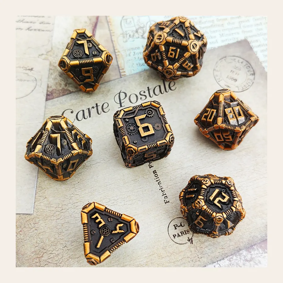 Wholesale New gear dice SKU XCL-1 metal dice catalog