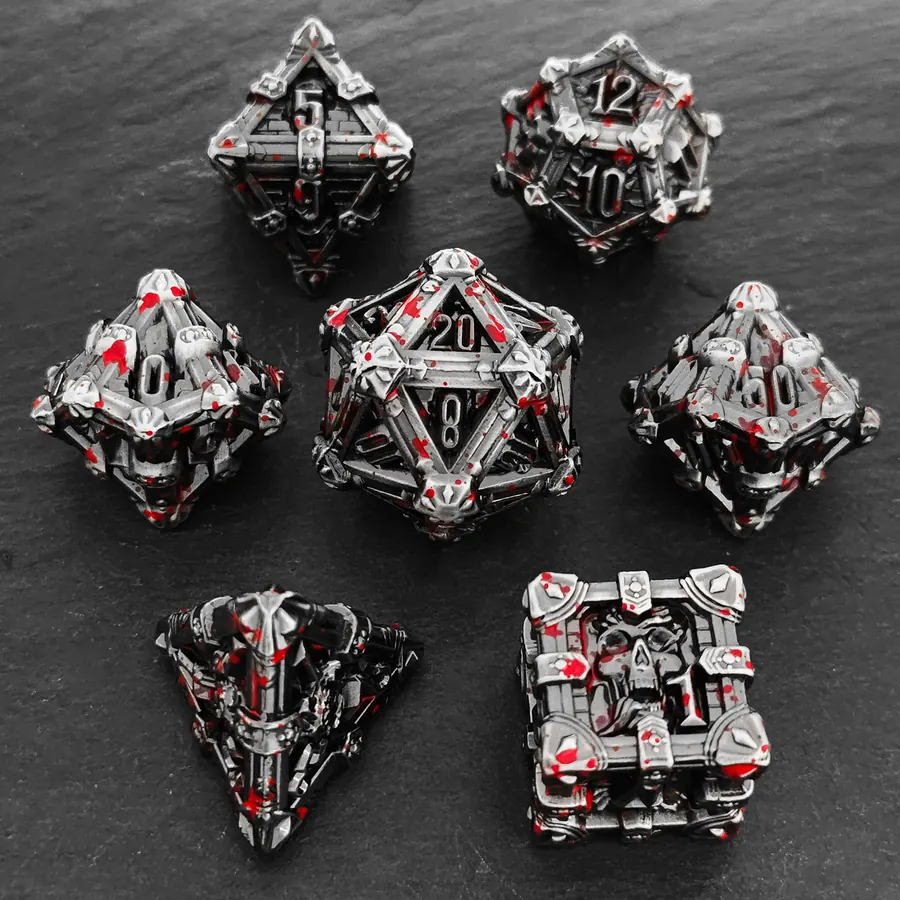 Wholesale skull dice SKU KL-1 metal dice catalog