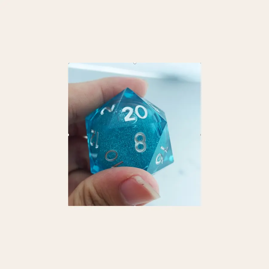 Wholesale 35MM-D20 Dice SKU 35mmD20-1 resin dice catalog