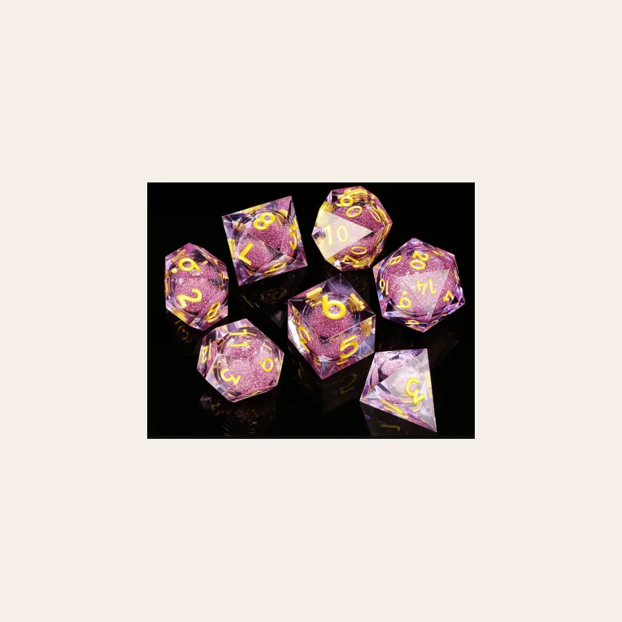 Wholesale Quicksand Resin Dice SKU SZLS-1 resin dice catalog