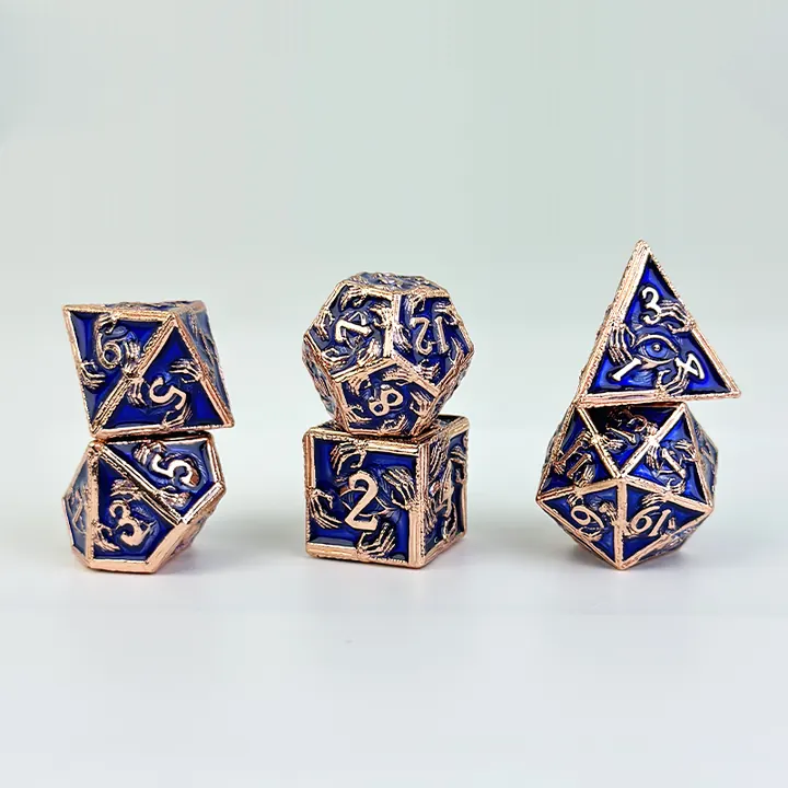 Custom symbol RPG dice concept for publishers and tabletop brands